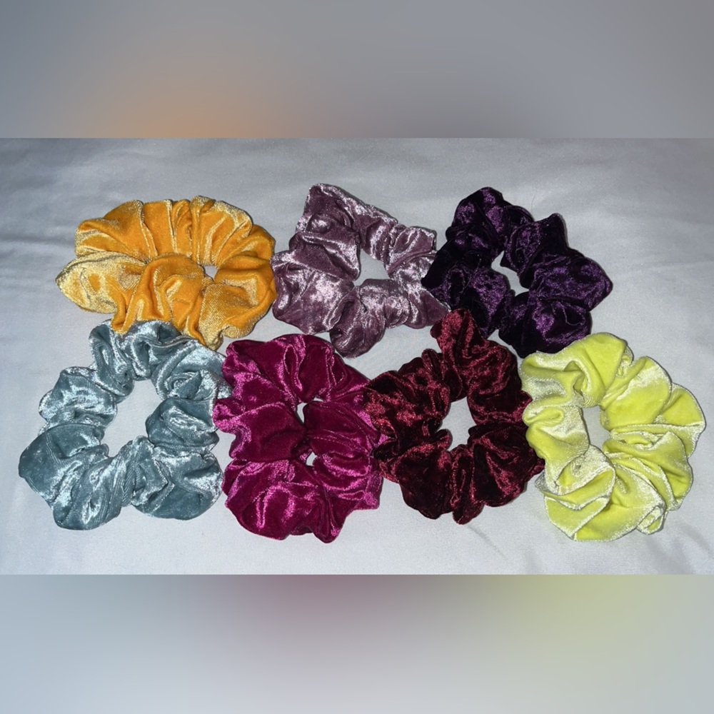 Claire’s Velvet Scrunchies